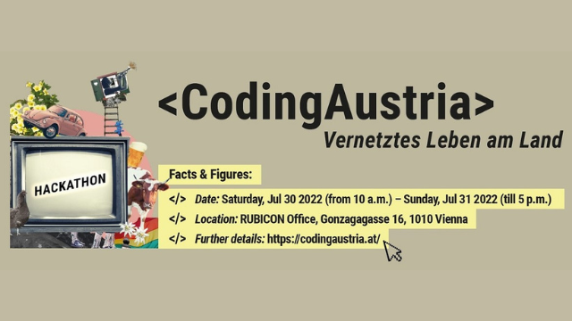 Jetzt anmelden: Coding Austria Hackathon bei RUBICON in Wien