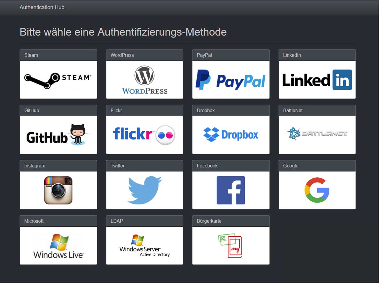 ePartizipation Authentication Hub
